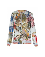 Jaqueta Feminina Estampada Tropical